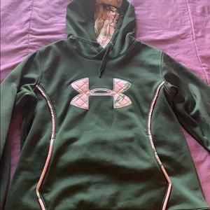 Under Armour Size M Storm 1 Green Hoodie